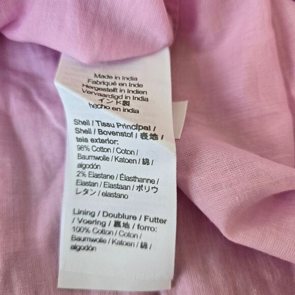 J. Crew Factory Gauze Flutter Sleeve Mini Dress Size L NWT - Picture 10 of 10